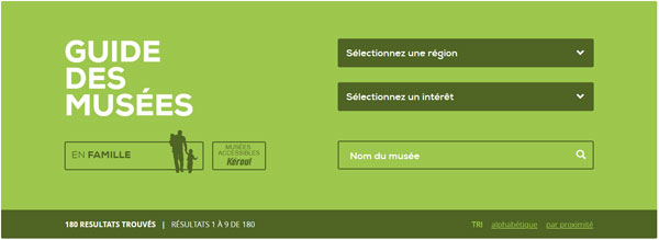 Guide des musées